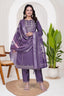 Kukis Kurta Set - Purple Color