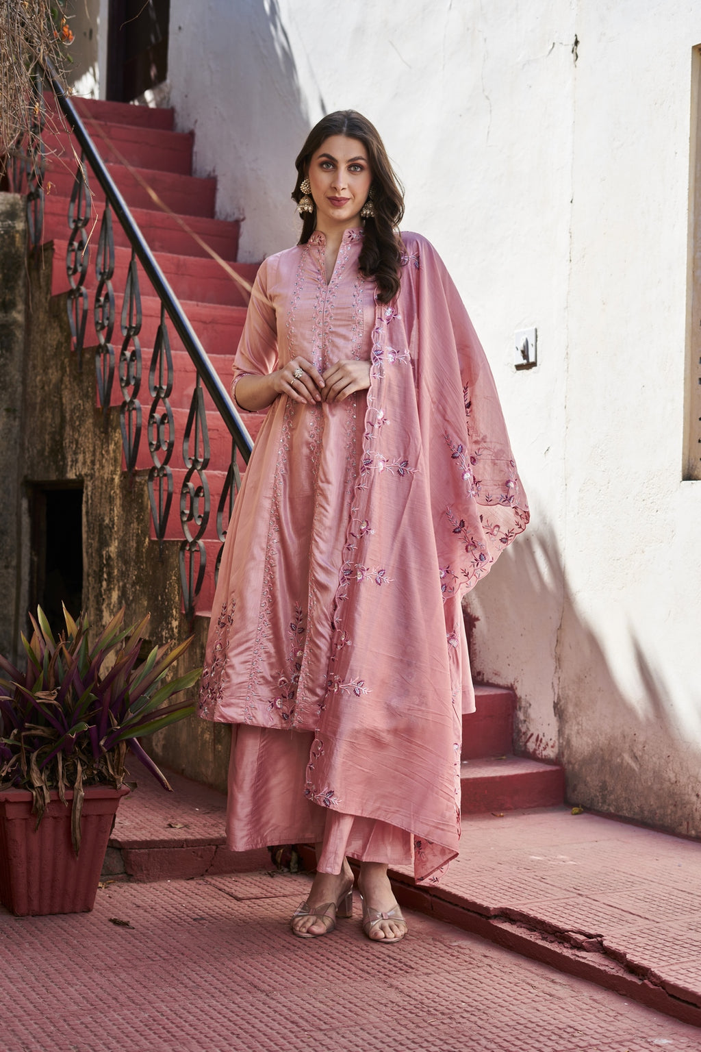 Pink Kurta Set