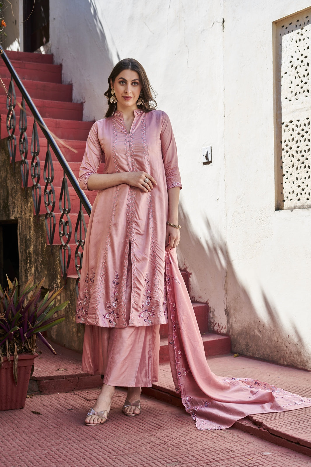 Pink Kurta Set