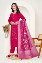 Magenta Pink Vatican Kurta Set