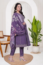 Kukis Kurta Set - Purple Color