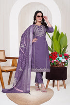Kukis Kurta Set - Purple Color