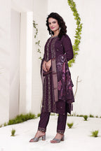 Purple Cheeko Dhaga Work