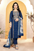 Navy Blue Kurta Set
